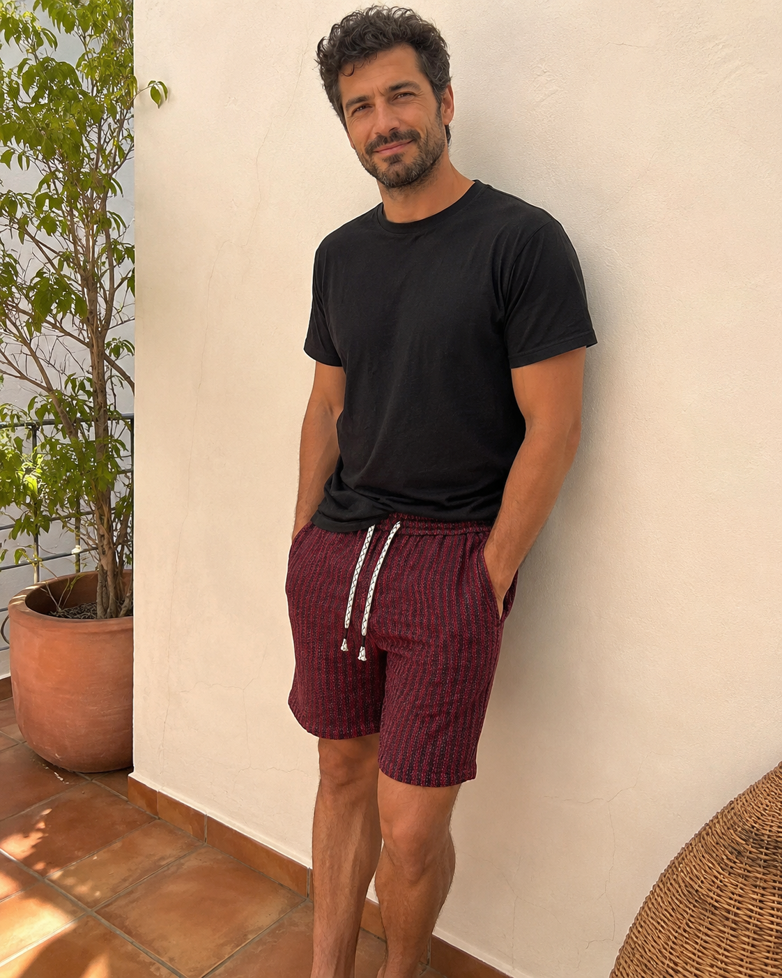 CAMILA | Shorts con estampado de cebra