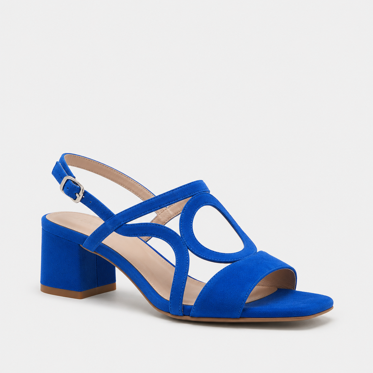PAOLA | Sandalias de tacón con detalle circular