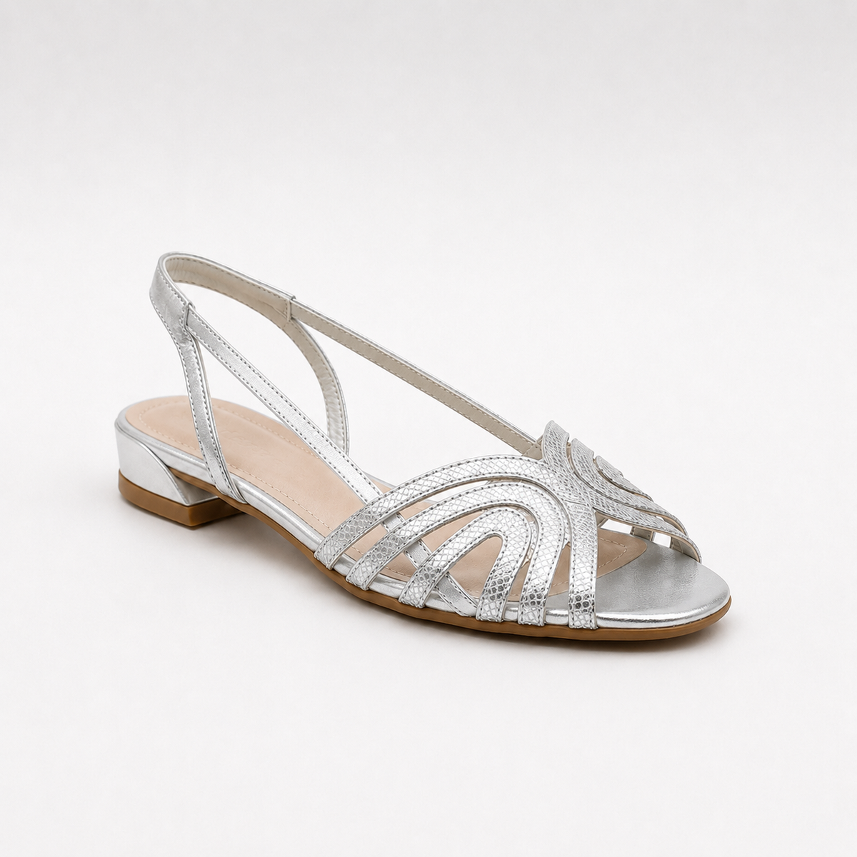 ANDREA | Sandalias doradas de tiras finas