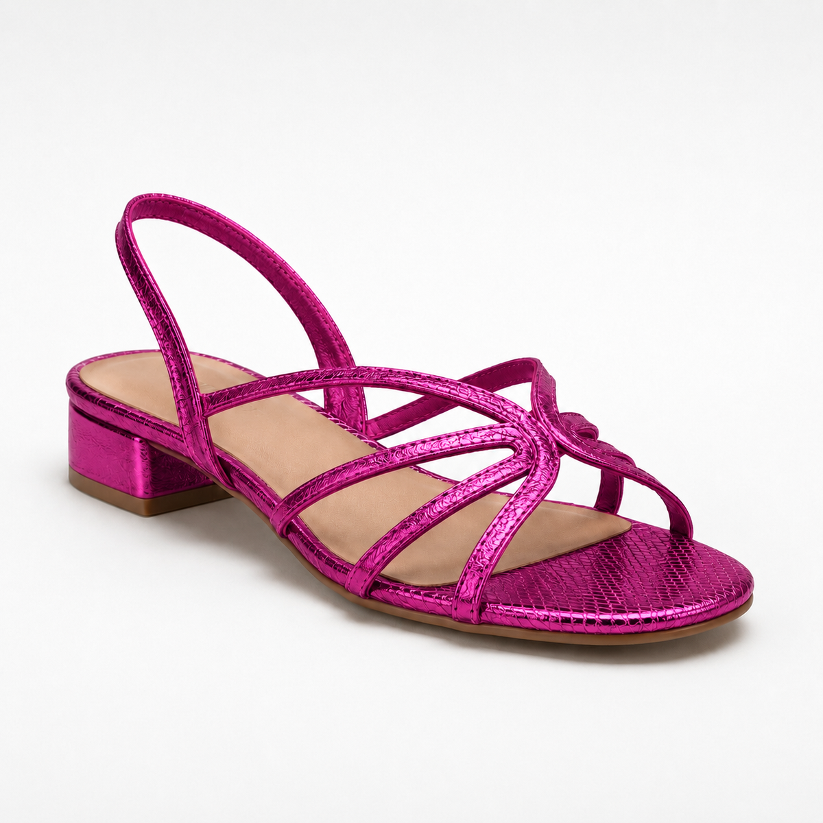 REGINA | Sandalias doradas de tiras finas