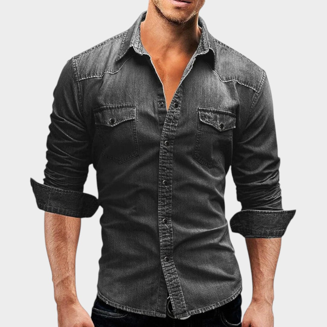 DAVID | Camisa vaquera ajustada