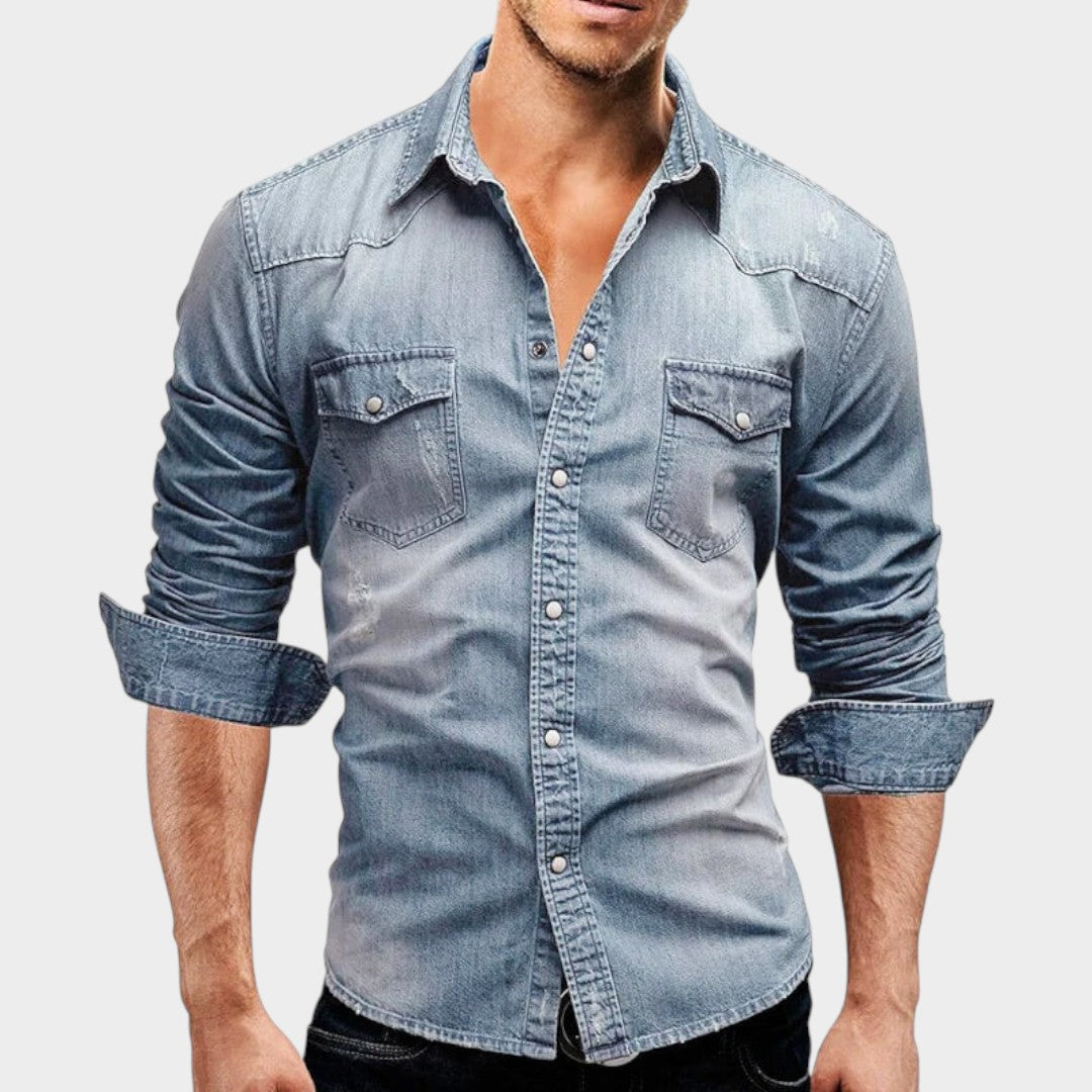 DAVID | Camisa vaquera ajustada