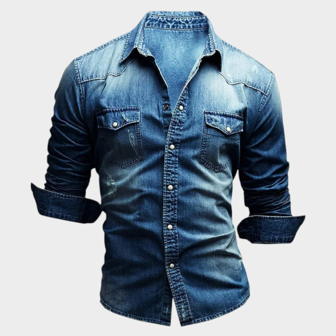 DAVID | Camisa vaquera ajustada