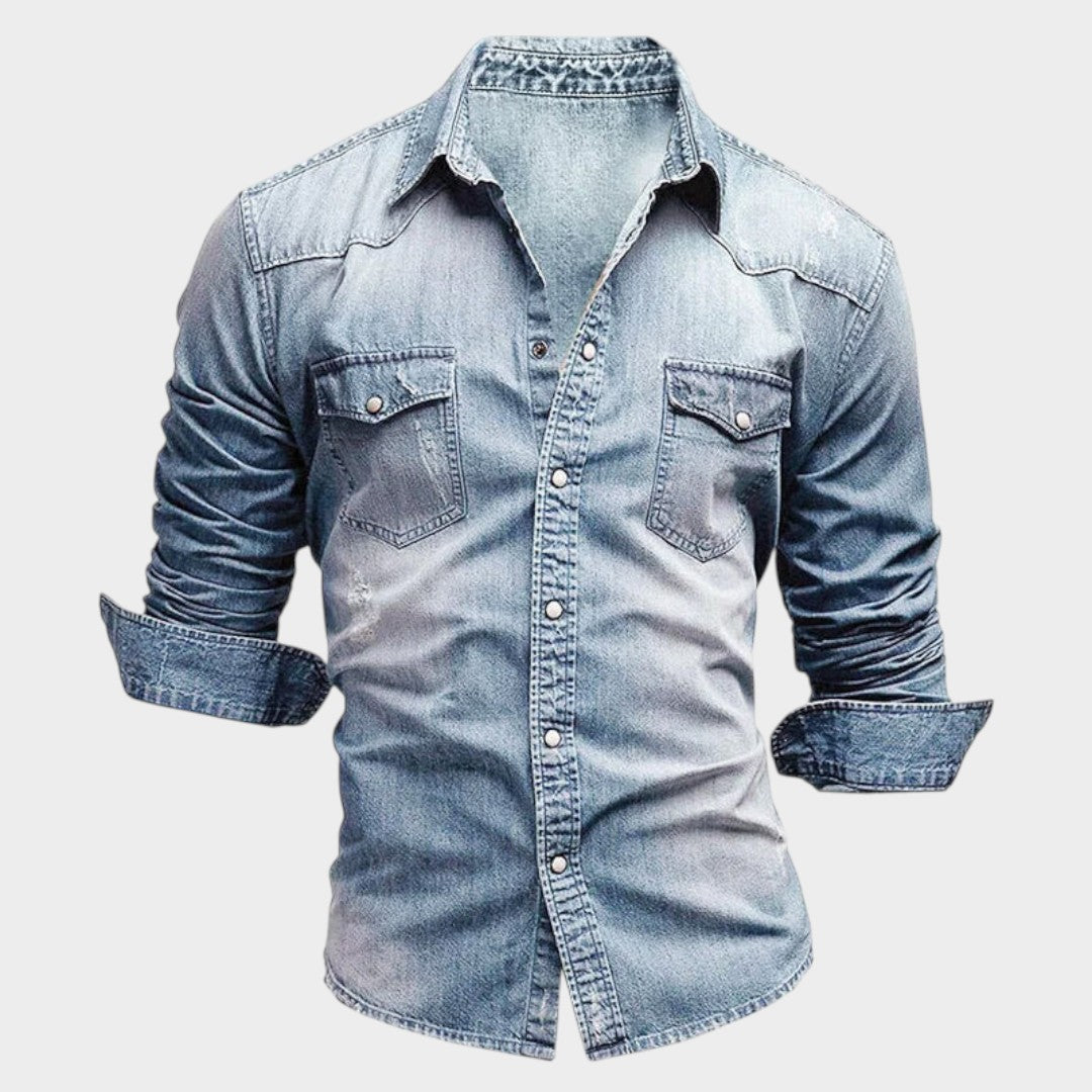 DAVID | Camisa vaquera ajustada