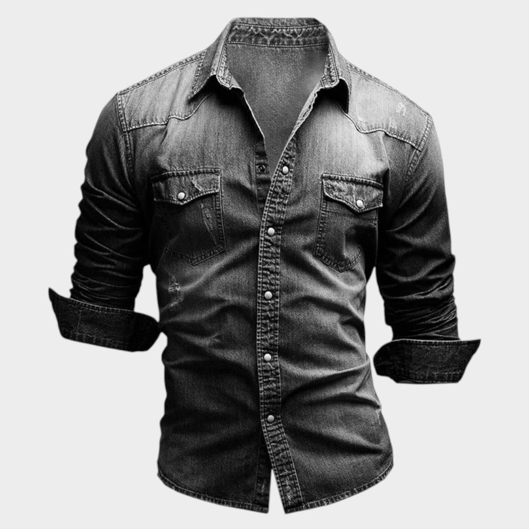 DAVID | Camisa vaquera ajustada