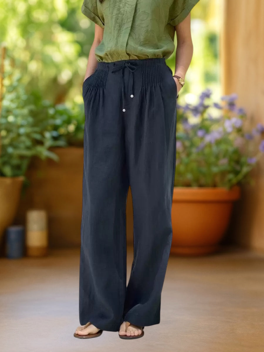 CAMILLE | Pantalón de pierna ancha