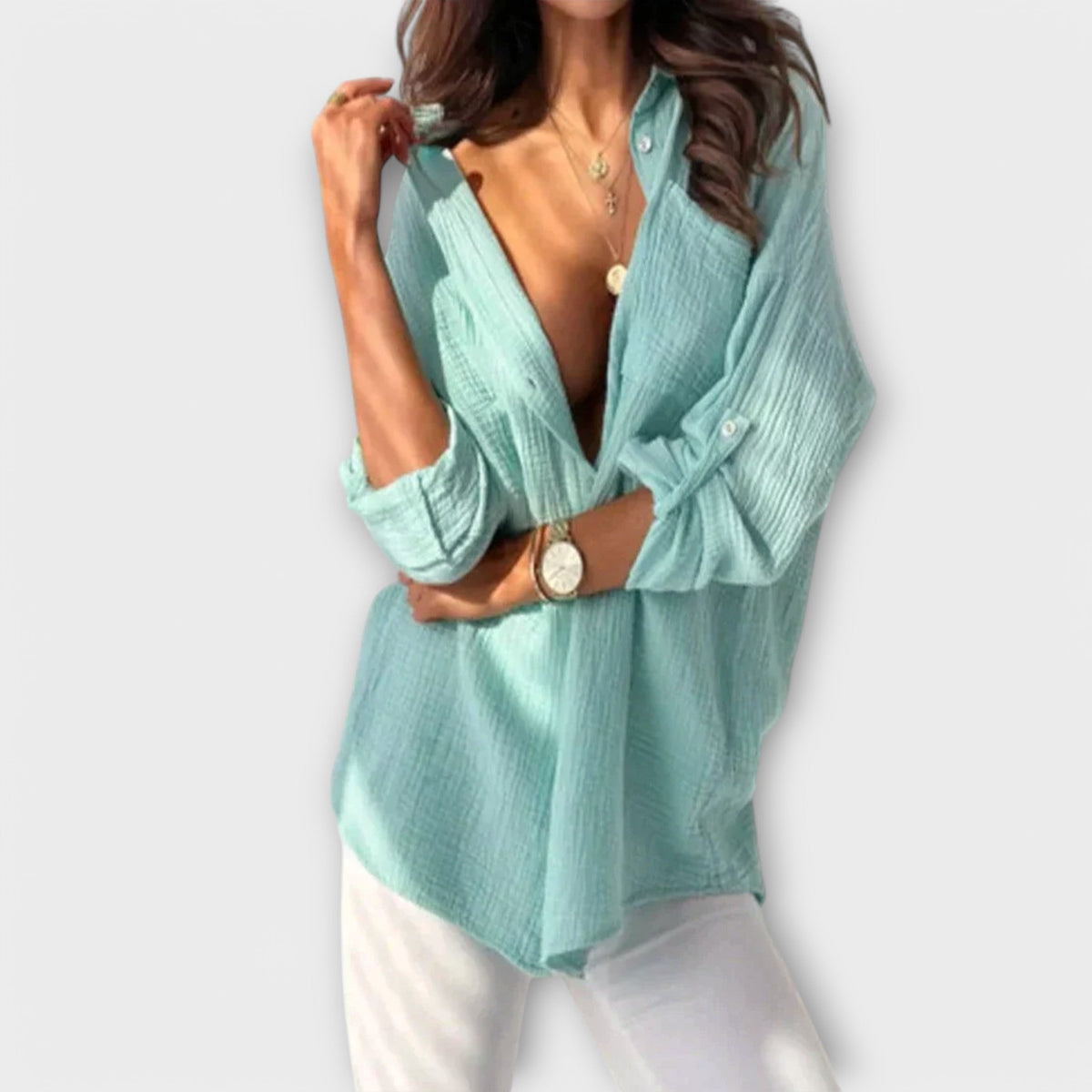 RENATA | Blusa holgada de colores vivos