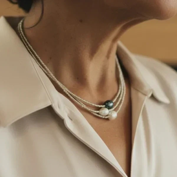 VICTORIA | Collar de perlas naturales