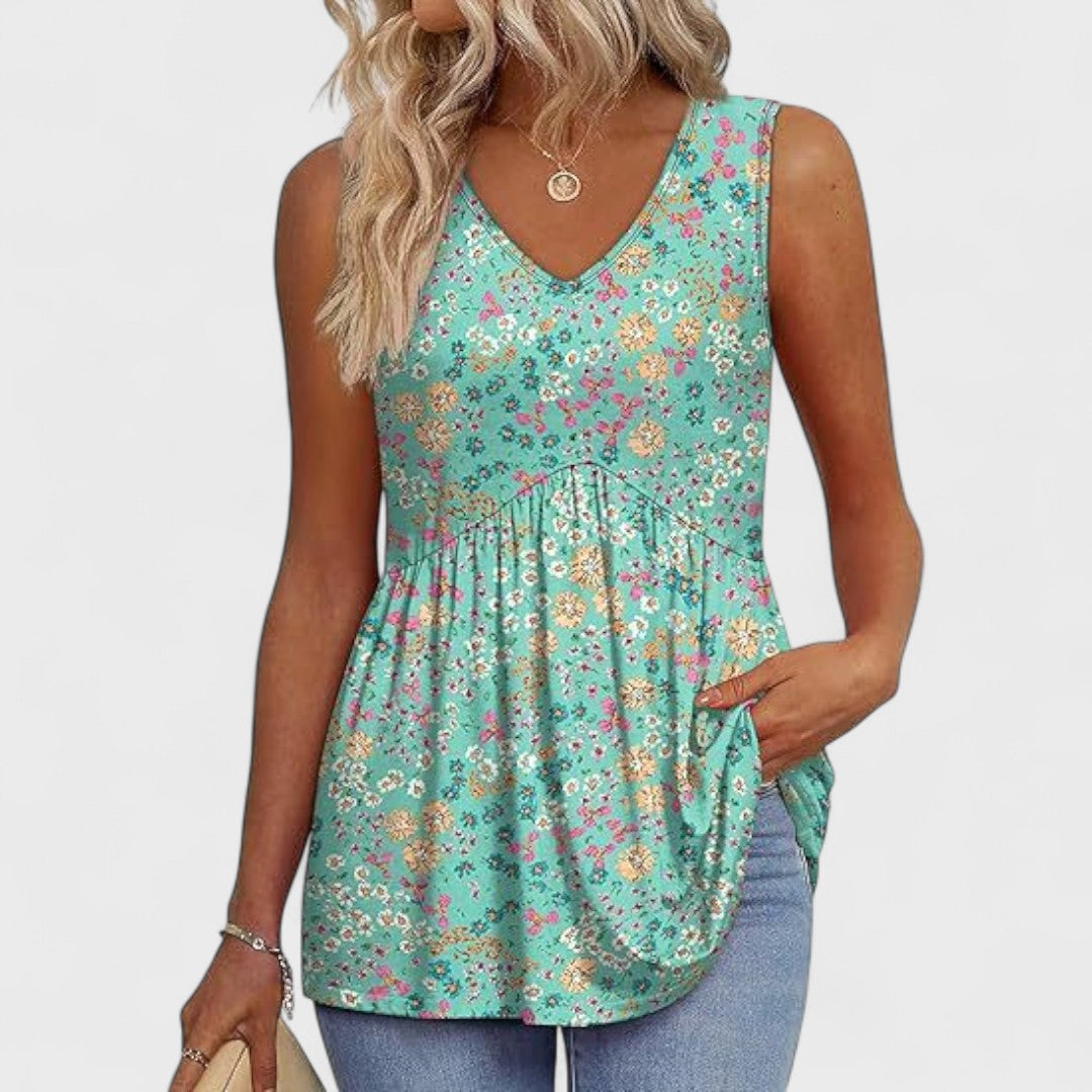 DANIELA | Camiseta con detalles en mangas