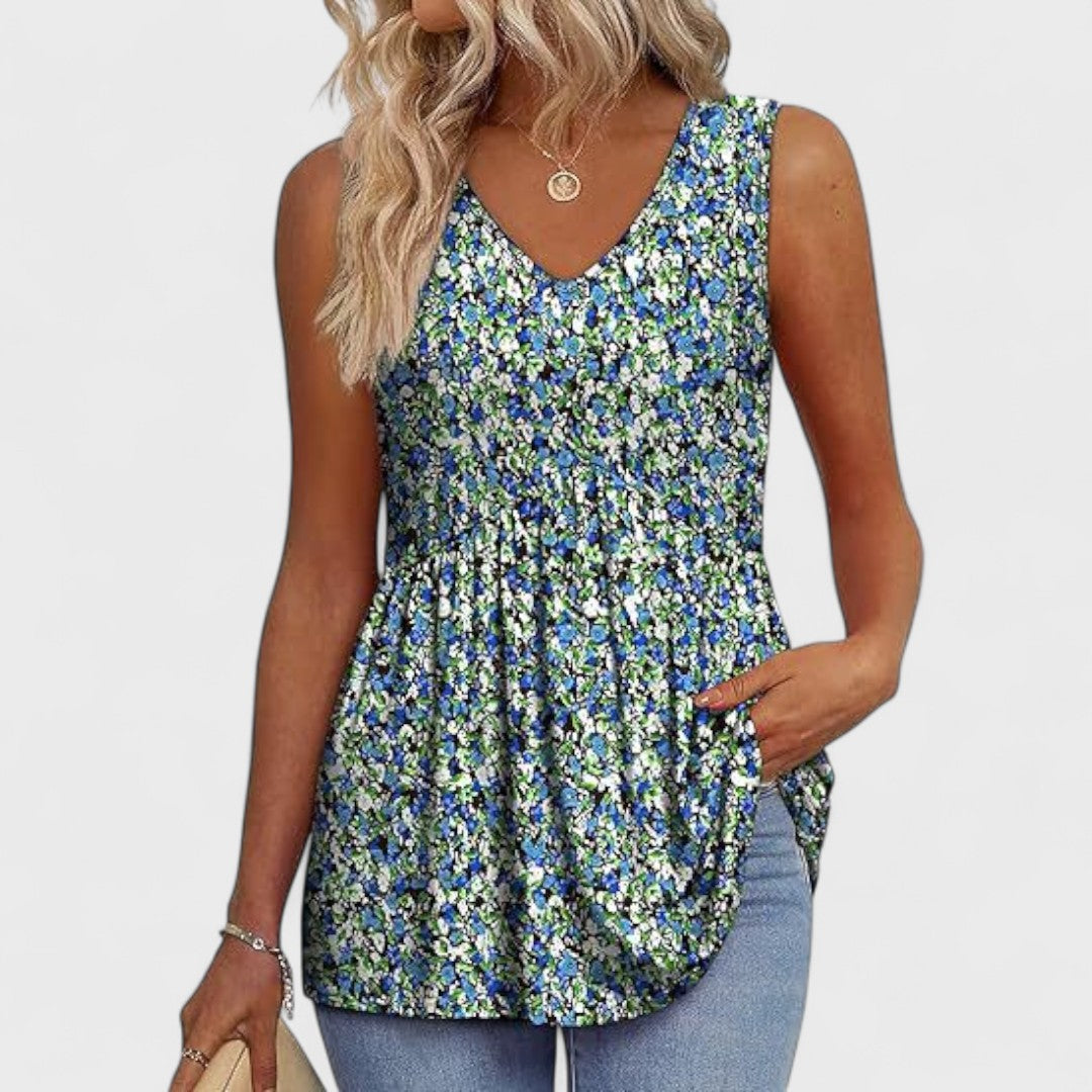 DANIELA | Camiseta con detalles en mangas