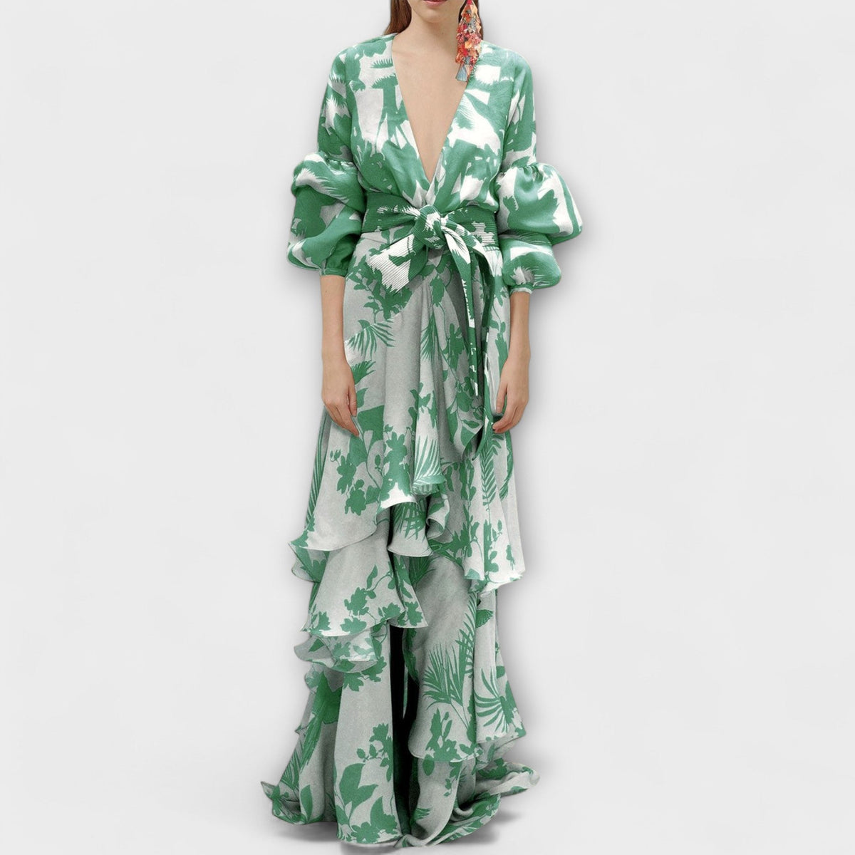 MARÍA JOSÉ JOSÉ | Vestido de gasa estampado