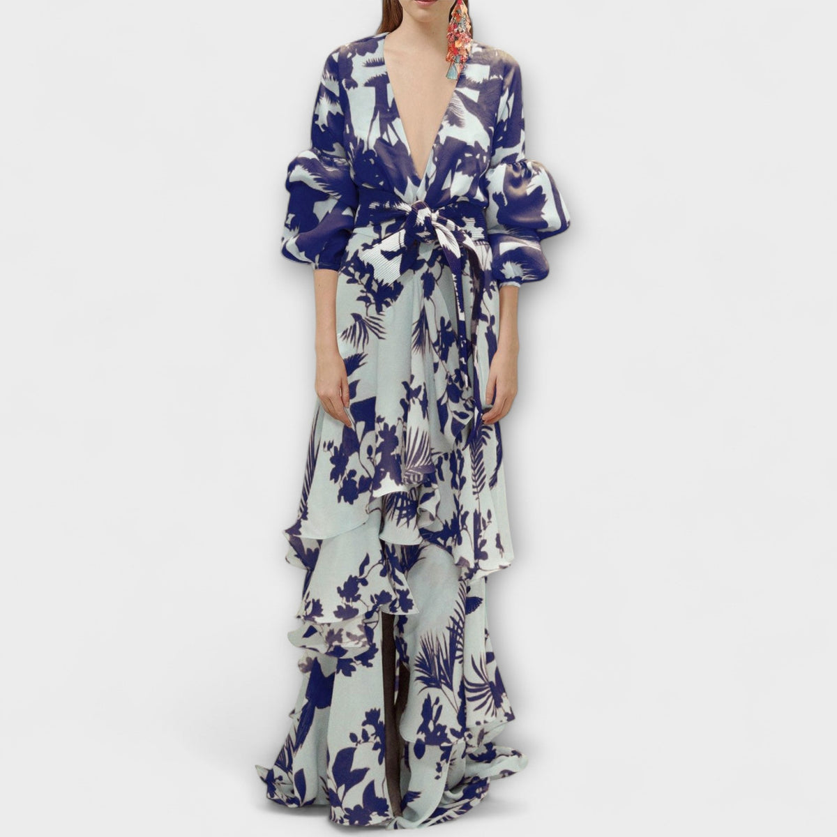 MARÍA JOSÉ JOSÉ | Vestido de gasa estampado