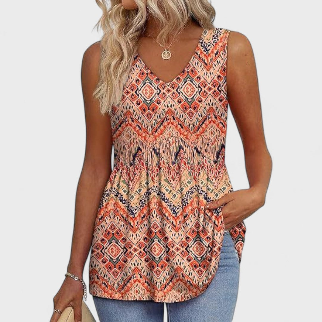 DANIELA | Camiseta con detalles en mangas