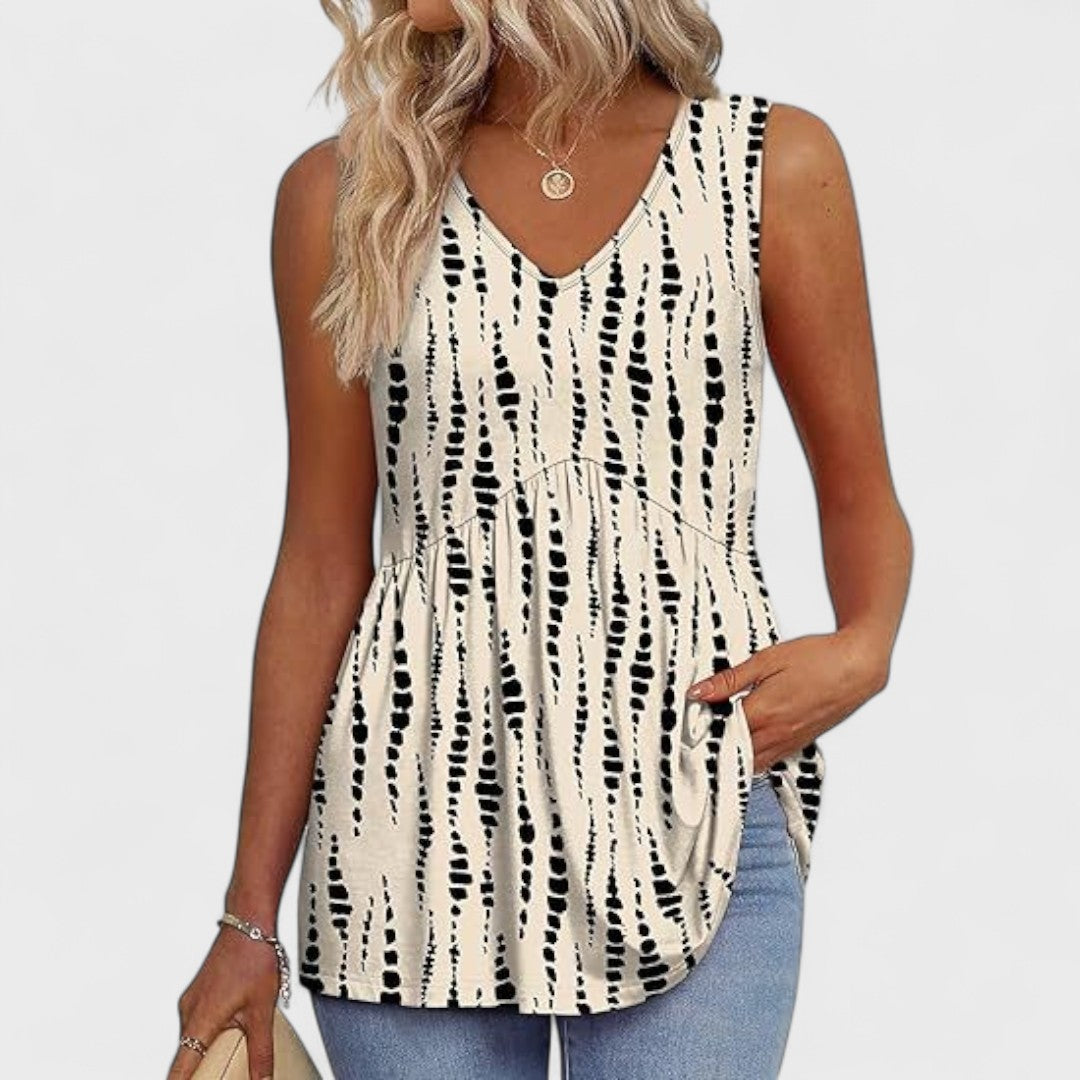 DANIELA | Camiseta con detalles en mangas