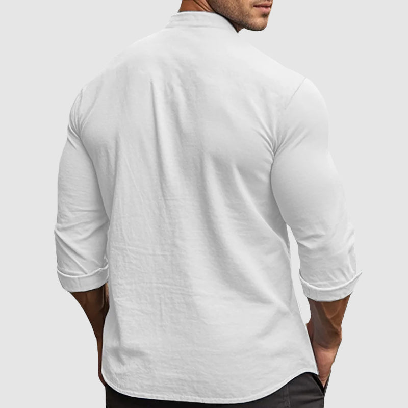 FERNANDA | Camisa de lino con corte relajado