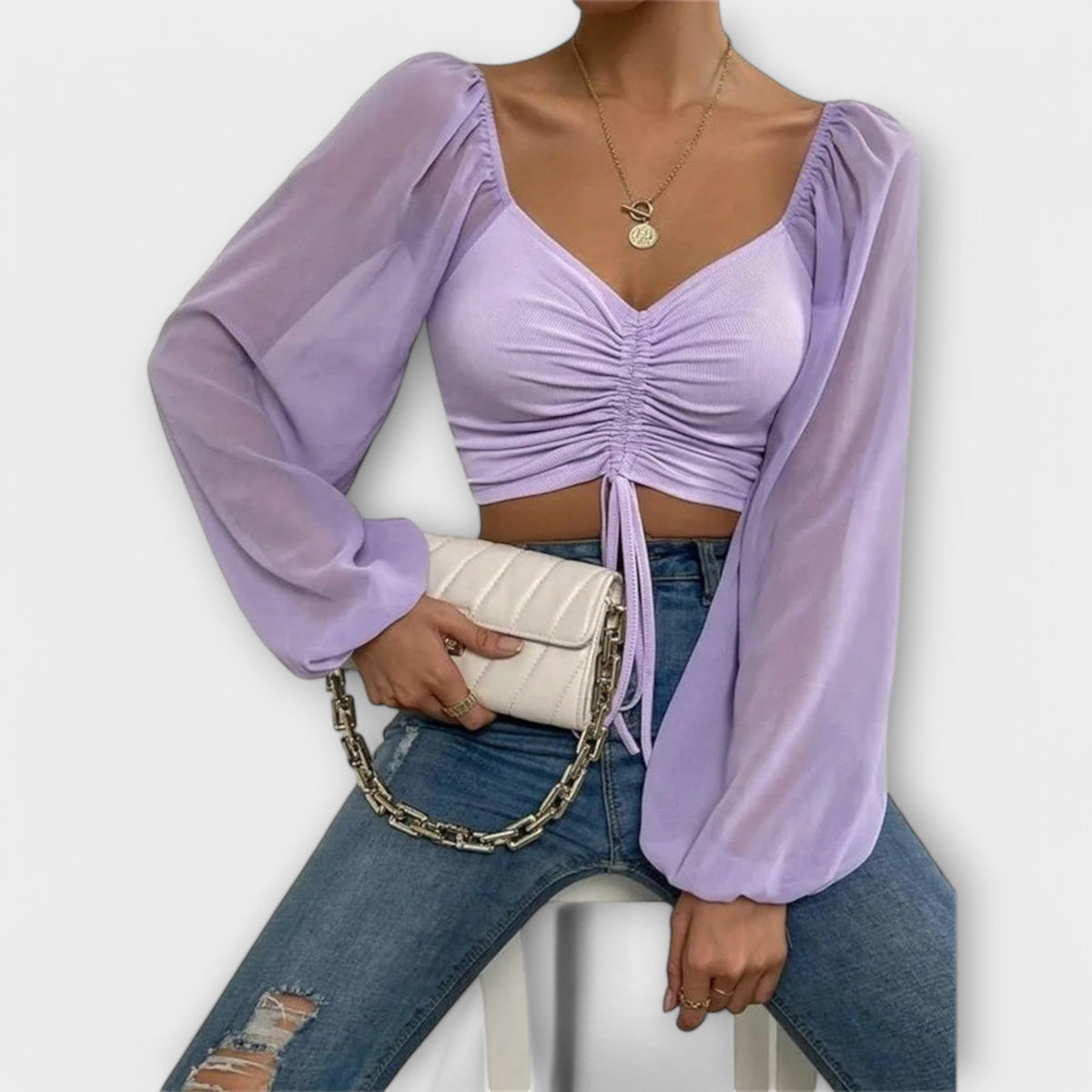 FERNANDA | Blusa de noche elegante
