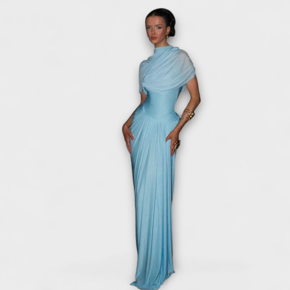 MARÍA JOSÉ JOSÉ | Vestido largo asimétrico