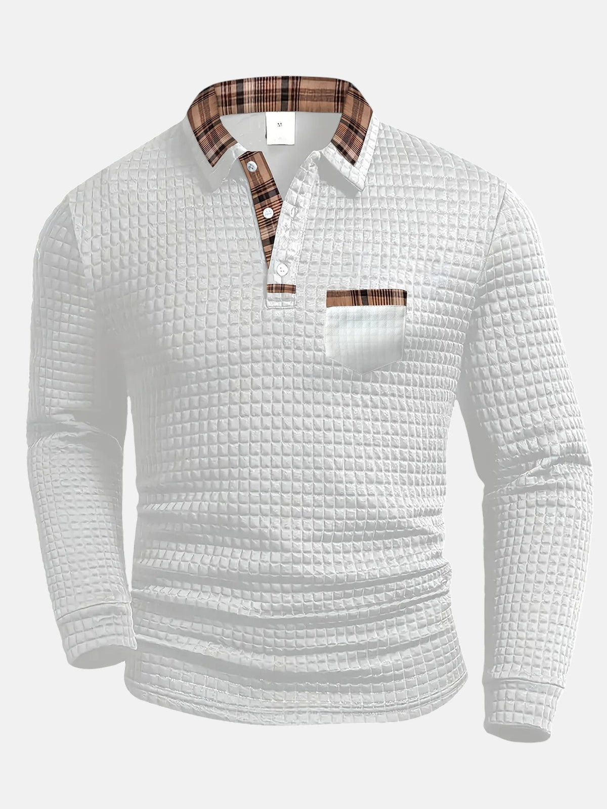 ANDREA | Polo con estampado a cuadros