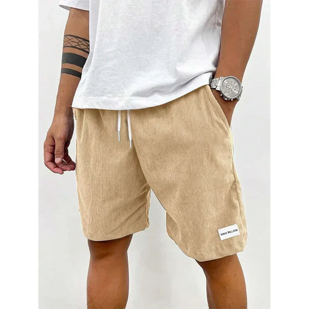 MATÍAS | Shorts acanalados de corte relajado