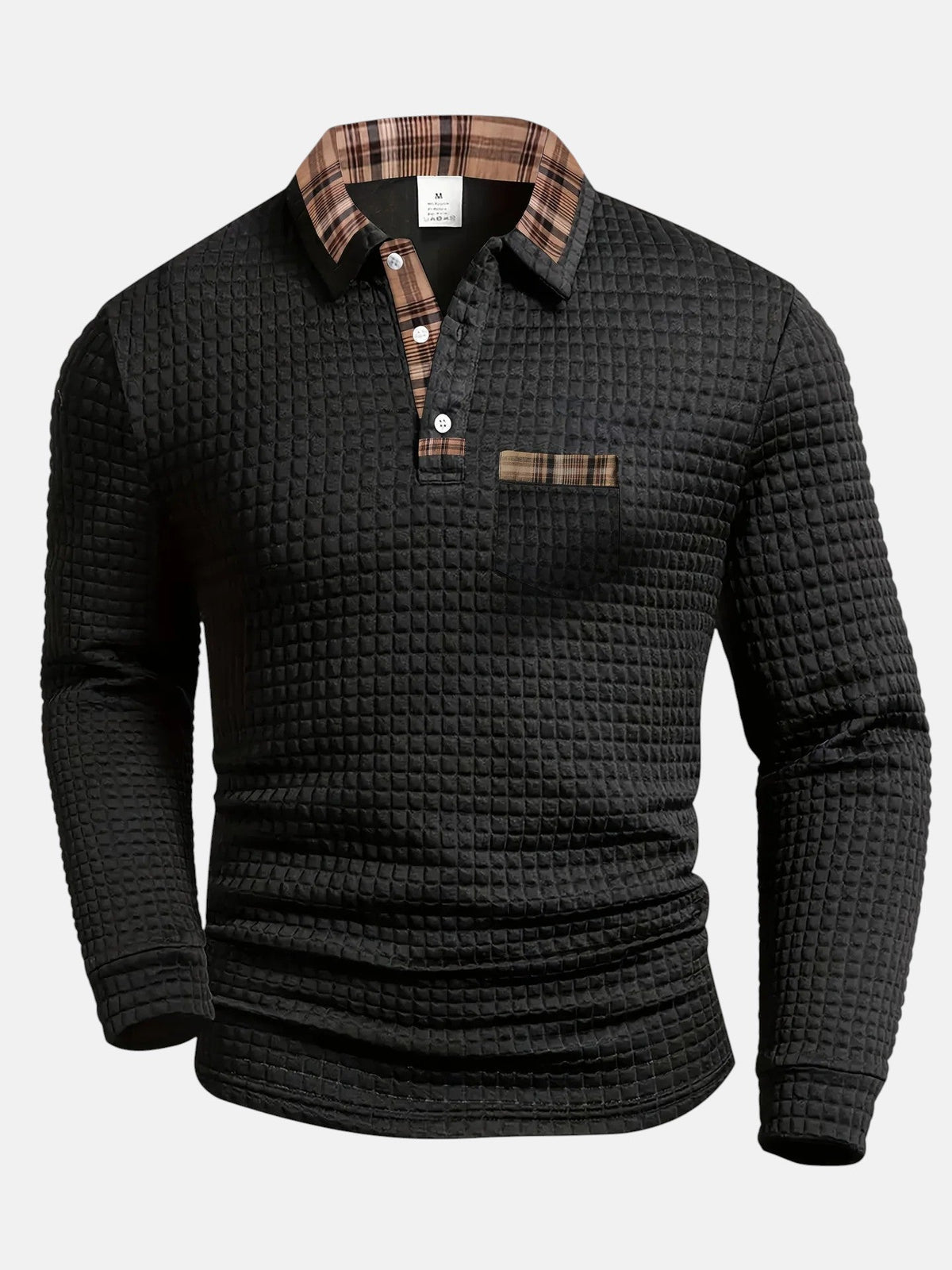 ANDREA | Polo con estampado a cuadros
