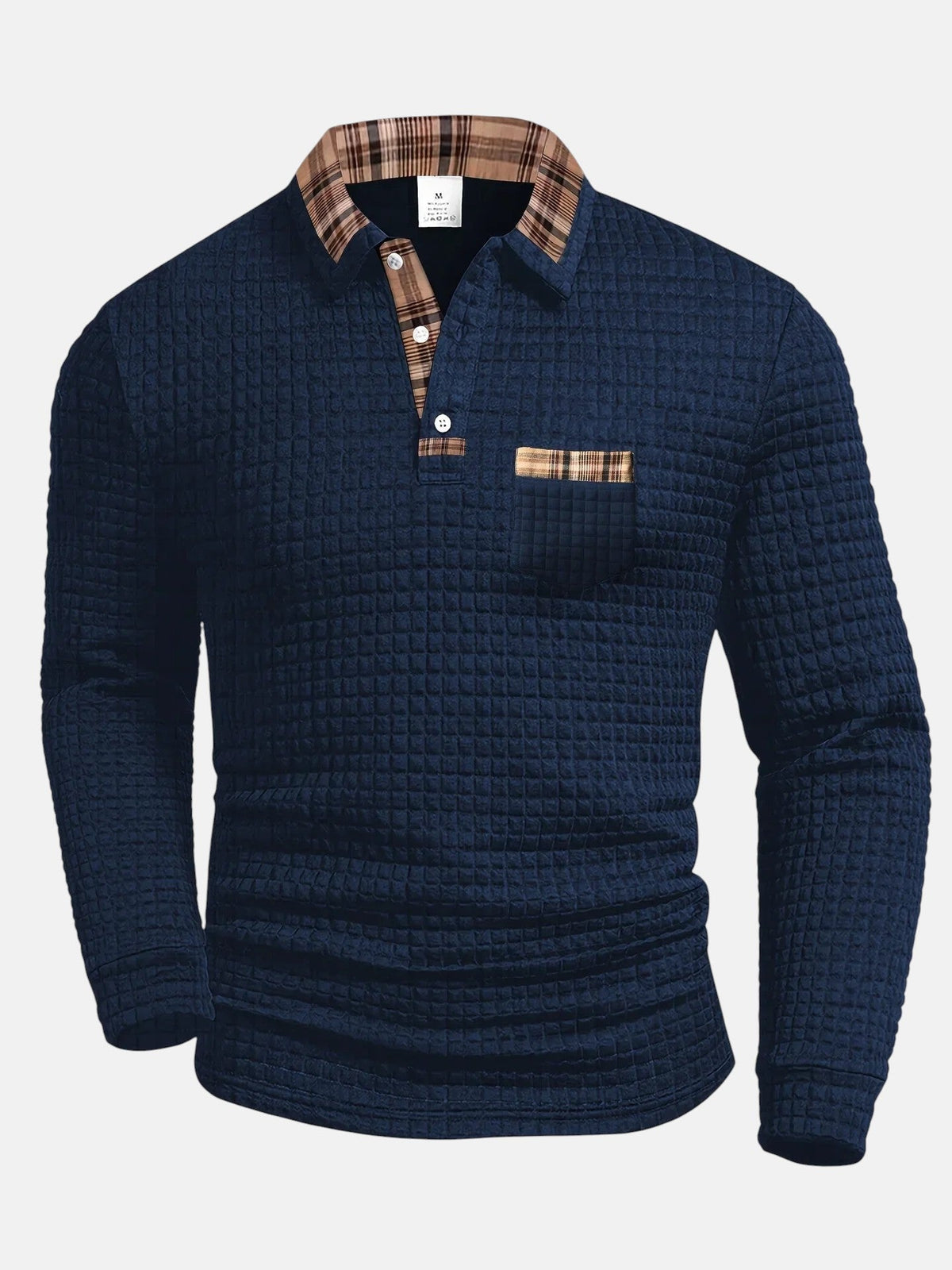 ANDREA | Polo con estampado a cuadros