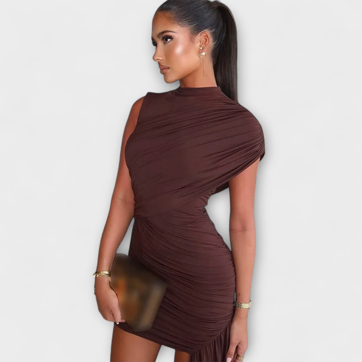 MARÍA JOSÉ JOSÉ | Vestido largo asimétrico