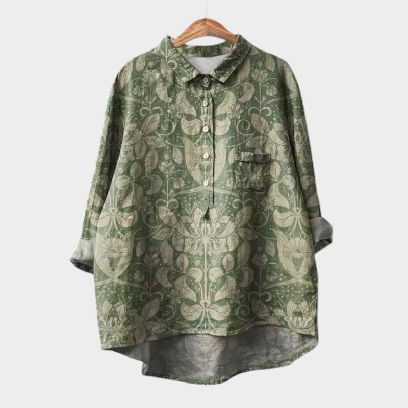 ESTELA | Blusa con detalles de encaje