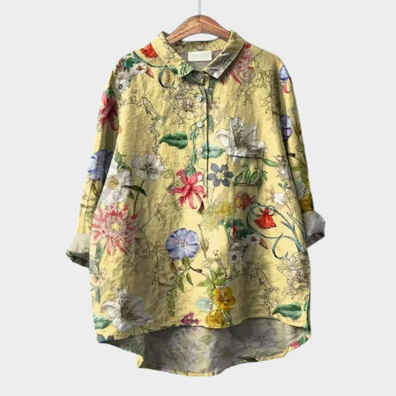 ANDREA | Blusa con detalles de encaje
