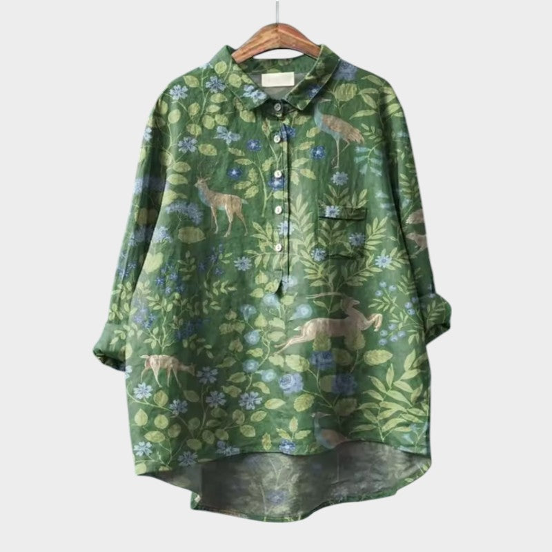 GUADALUPE | Blusa con estampado floral