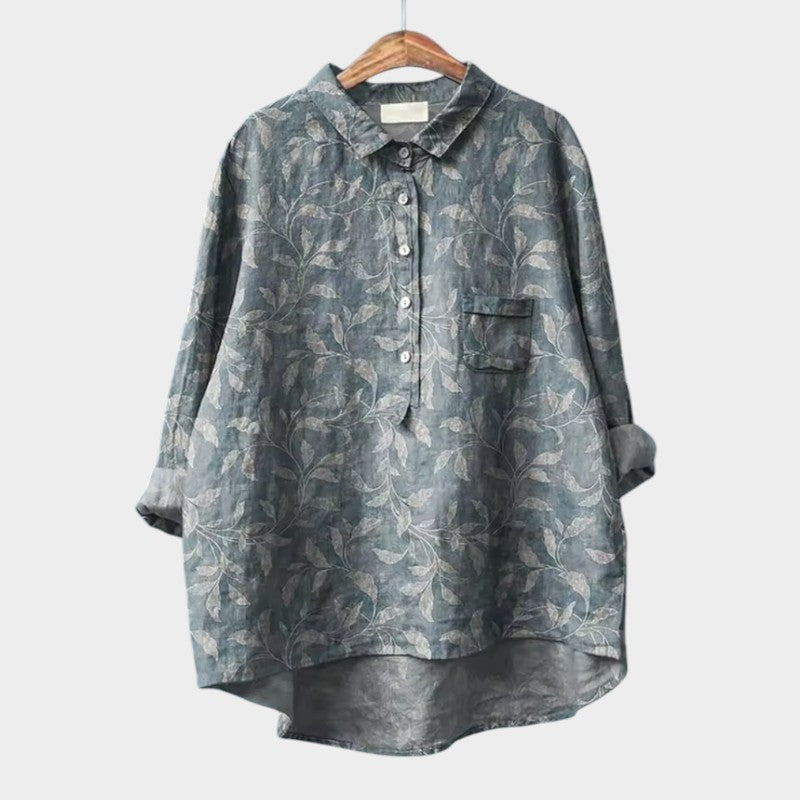 CLARA | Blusa con acabado de encaje