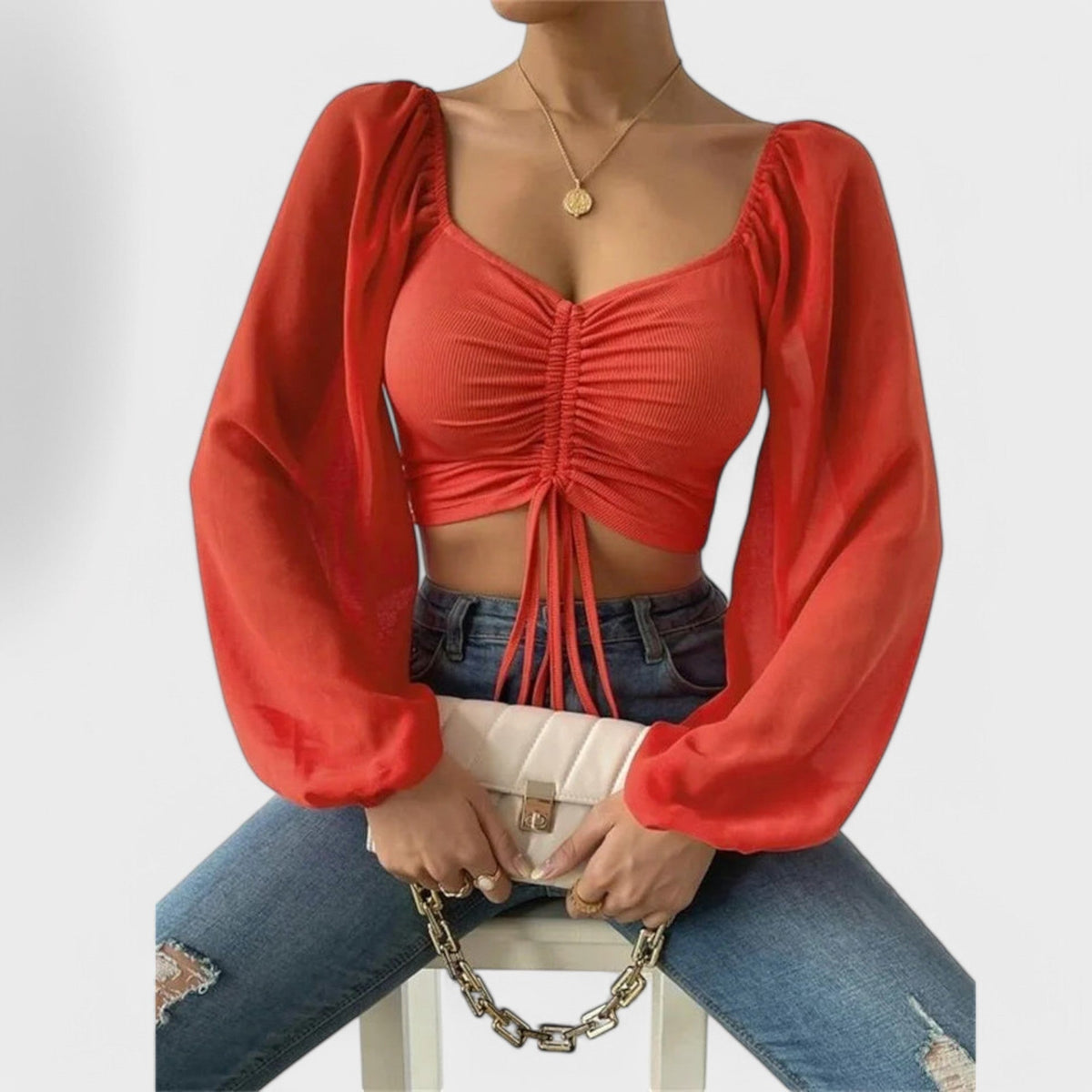 FERNANDA | Blusa de noche elegante