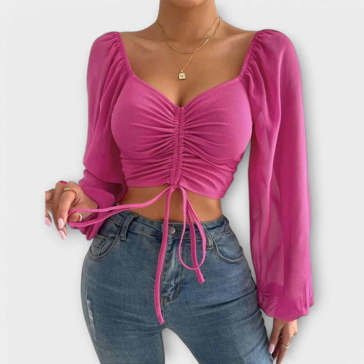 FERNANDA | Blusa de noche elegante