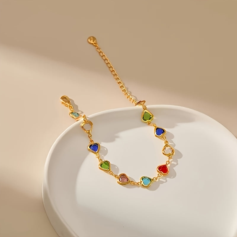 NATALIA | Pulsera con forma de corazón