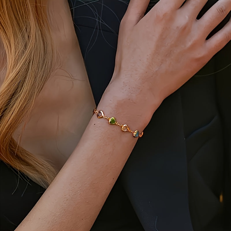 NATALIA | Pulsera con forma de corazón