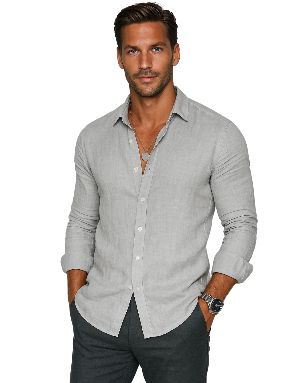 RODRIGO | Camisa informal de corte entallado