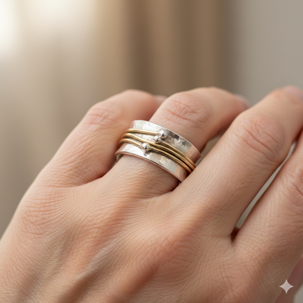 MARÍA JOSÉ JOSÉ | Anillo de oro con diseño antiguo