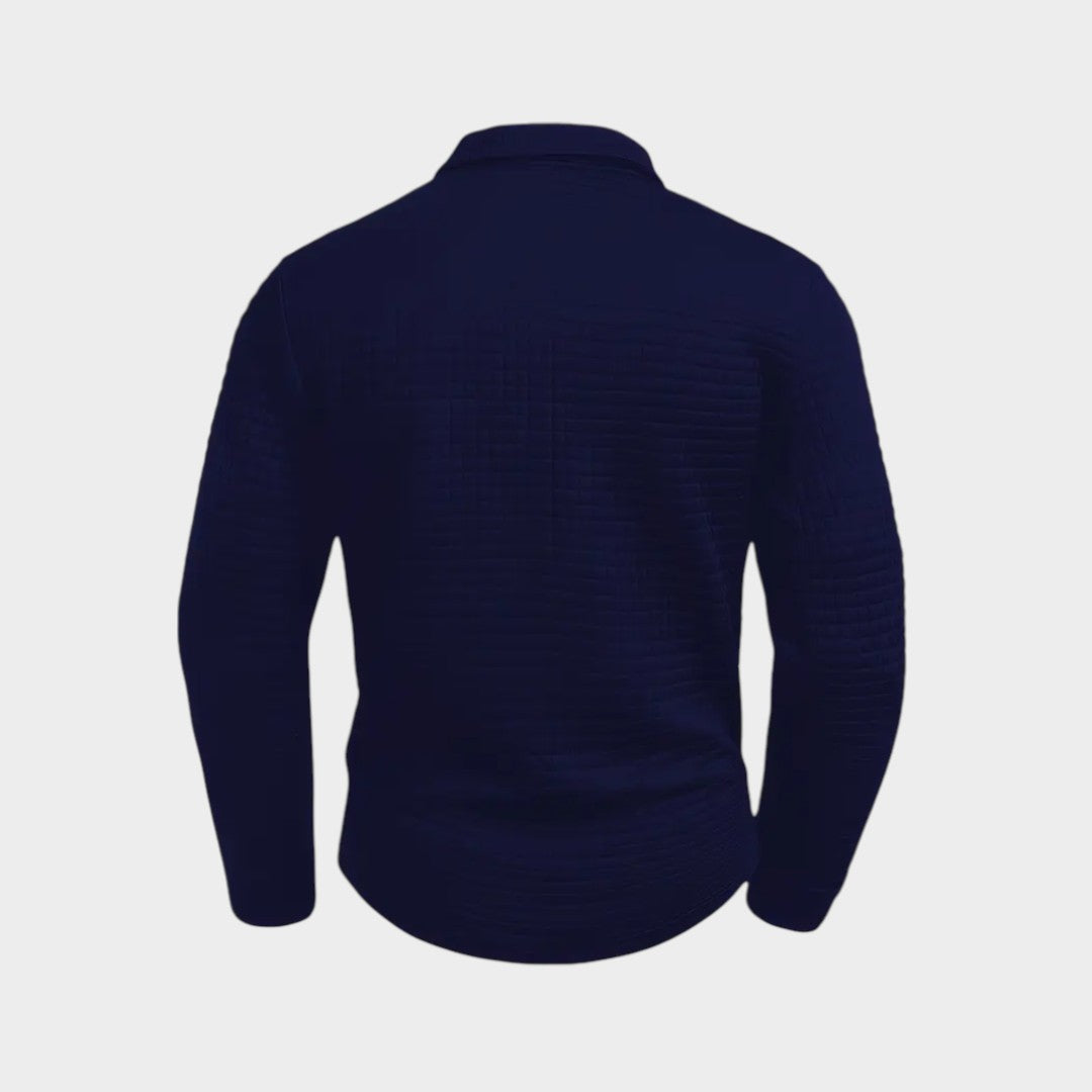 DAVID | Polo de cuello con textura