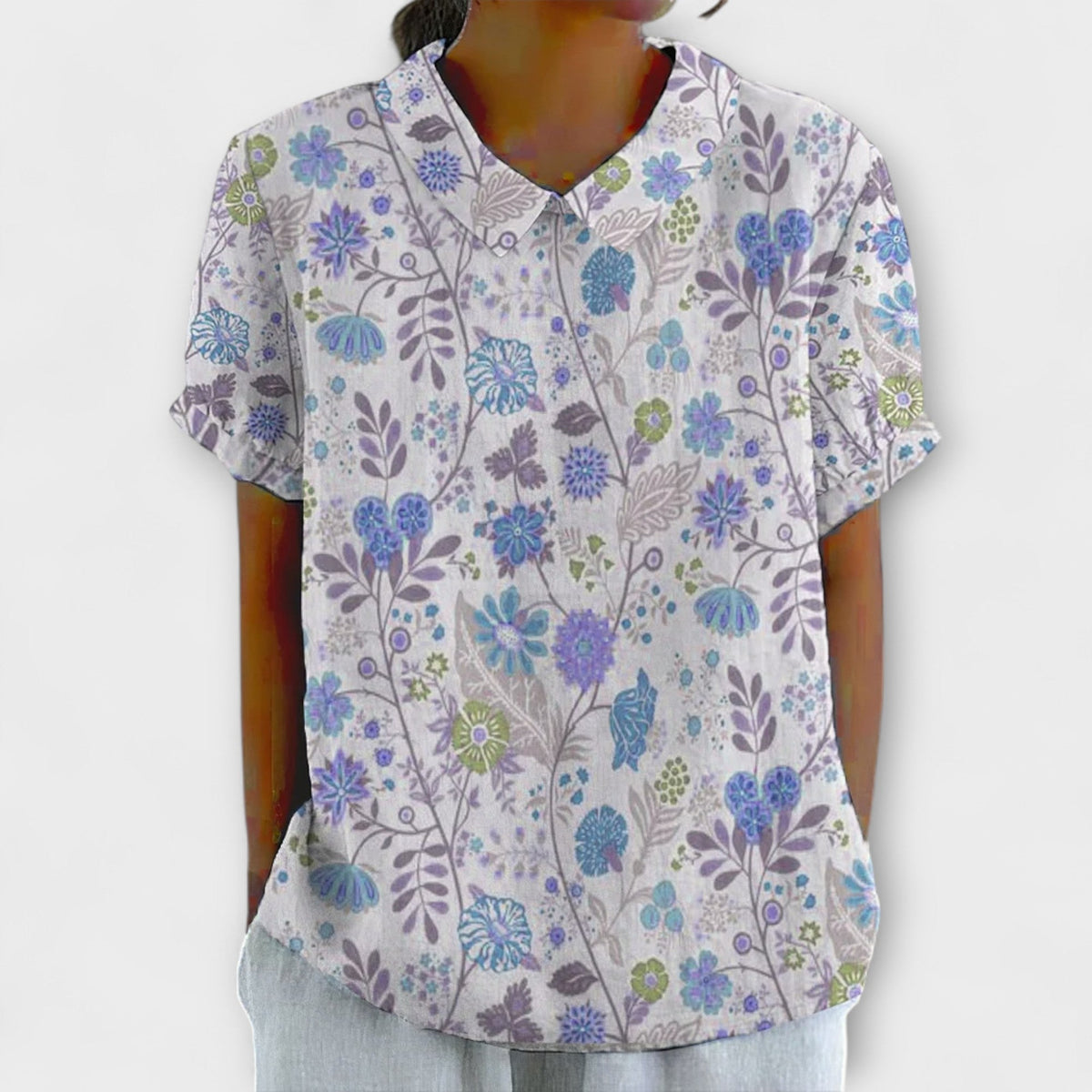 CAMILA | Blusa con estampado floral