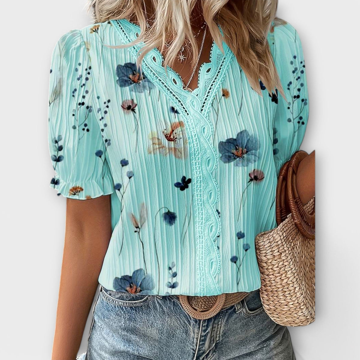 ISABELLA | Blusa con escote en V