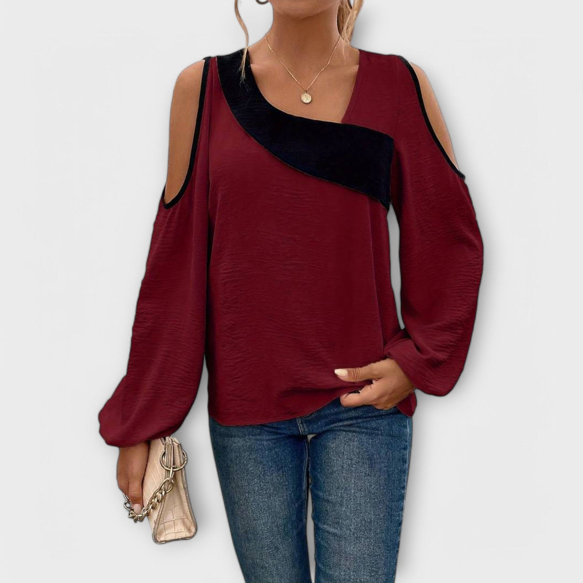 REGINA | Blusa con escote cuadrado