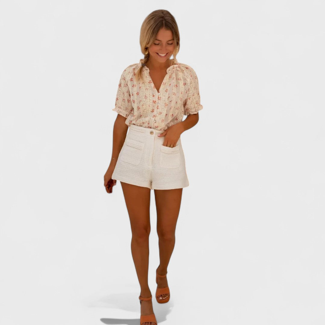 AITANA | Blusa con estampado floral