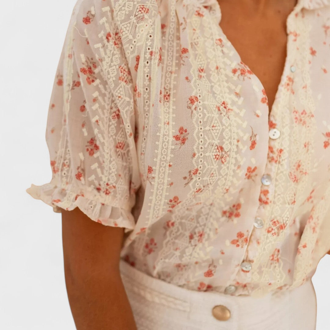 AITANA | Blusa con estampado floral