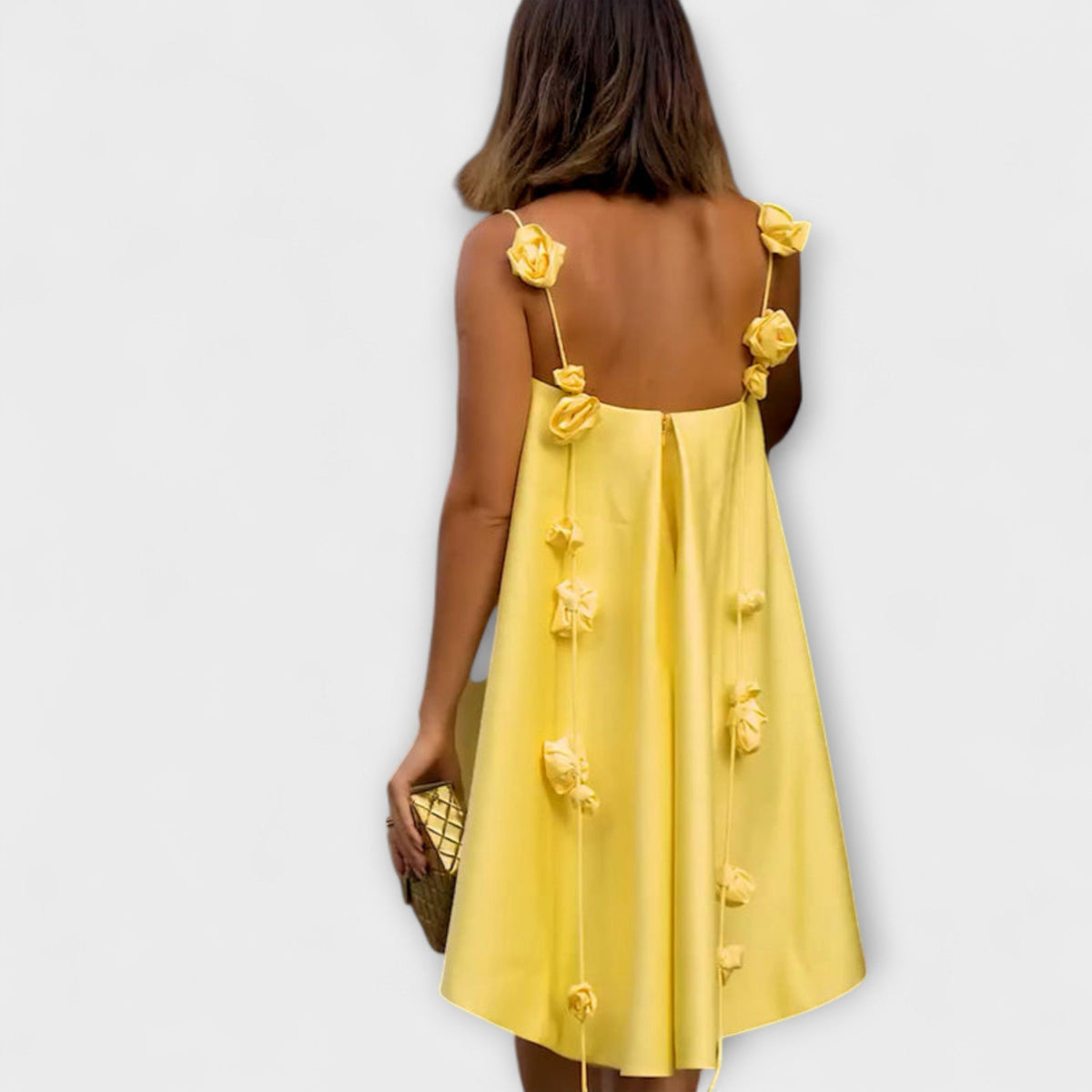 PAOLA | Vestido mini sin mangas floral