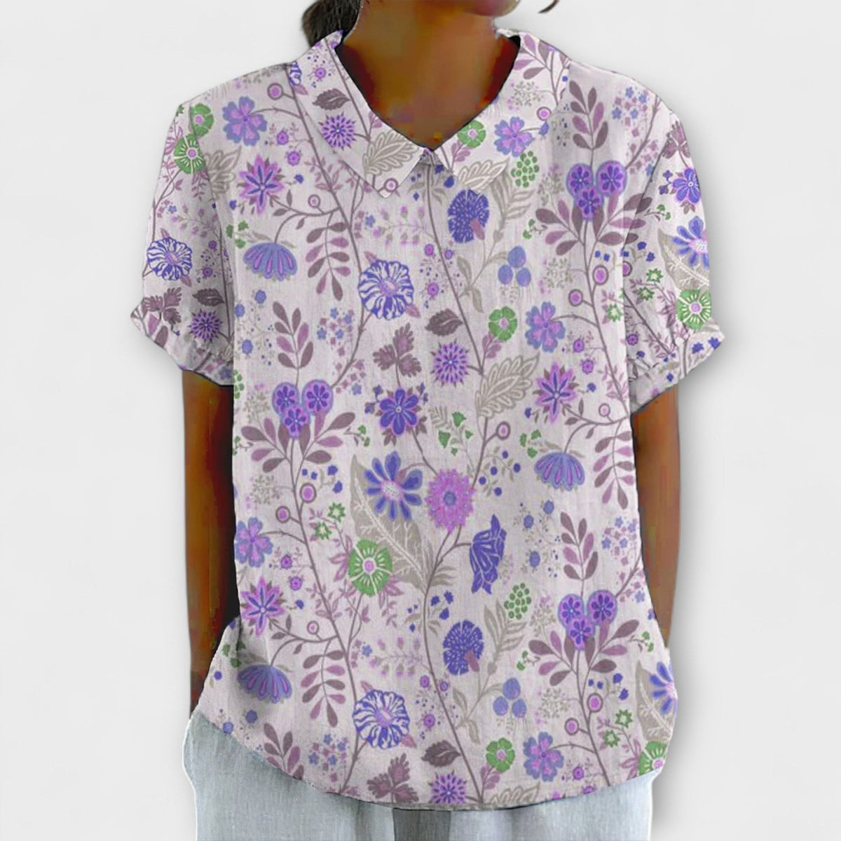 CAMILA | Blusa con estampado floral