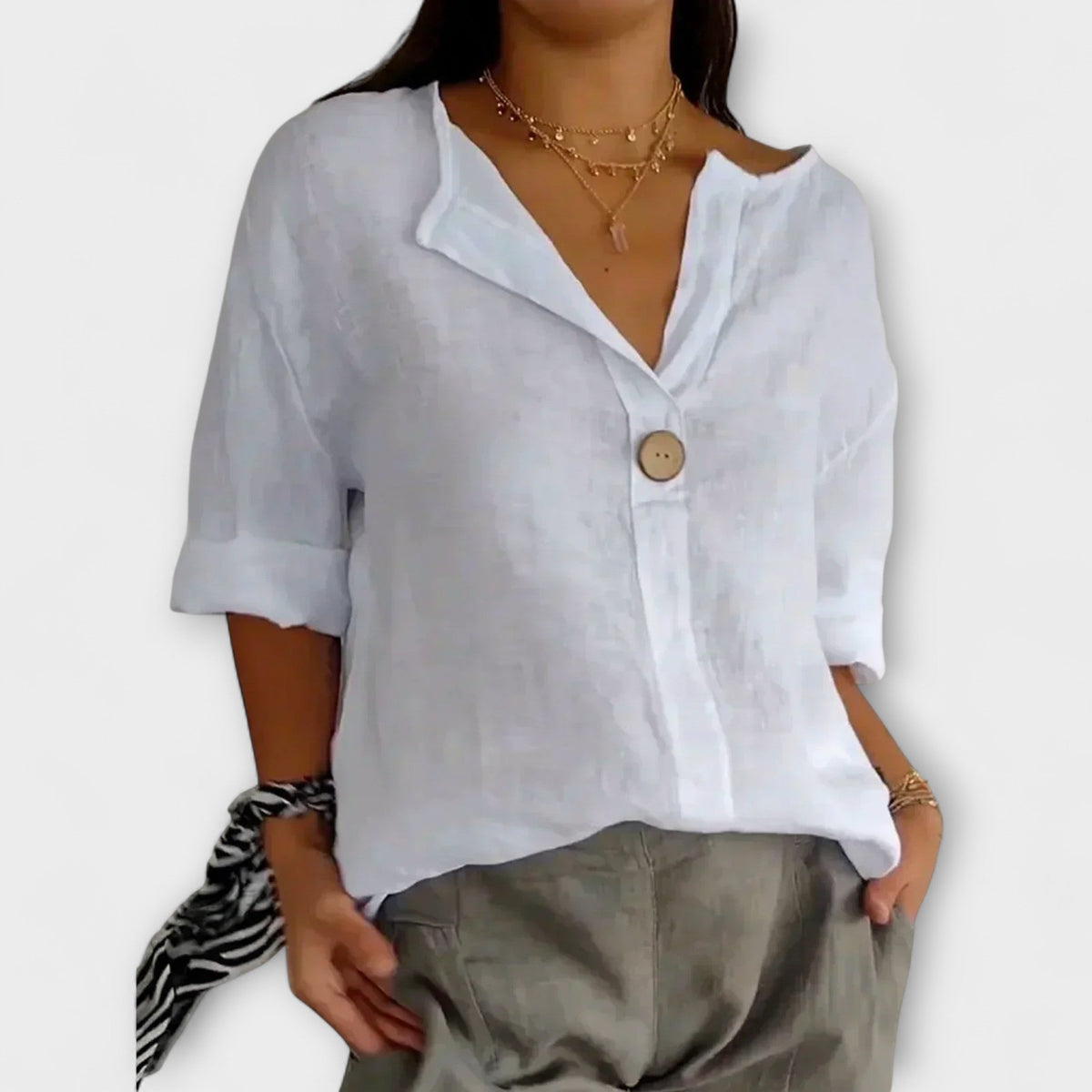 JULIA | Blusa con escote en V