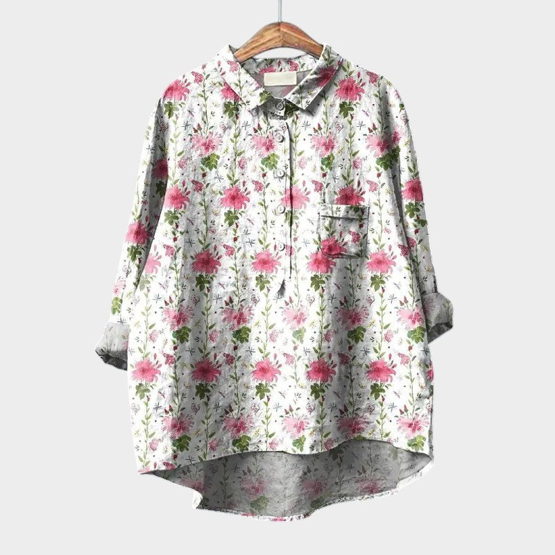 MARÍA JOSÉ | Blusa con estampado floral