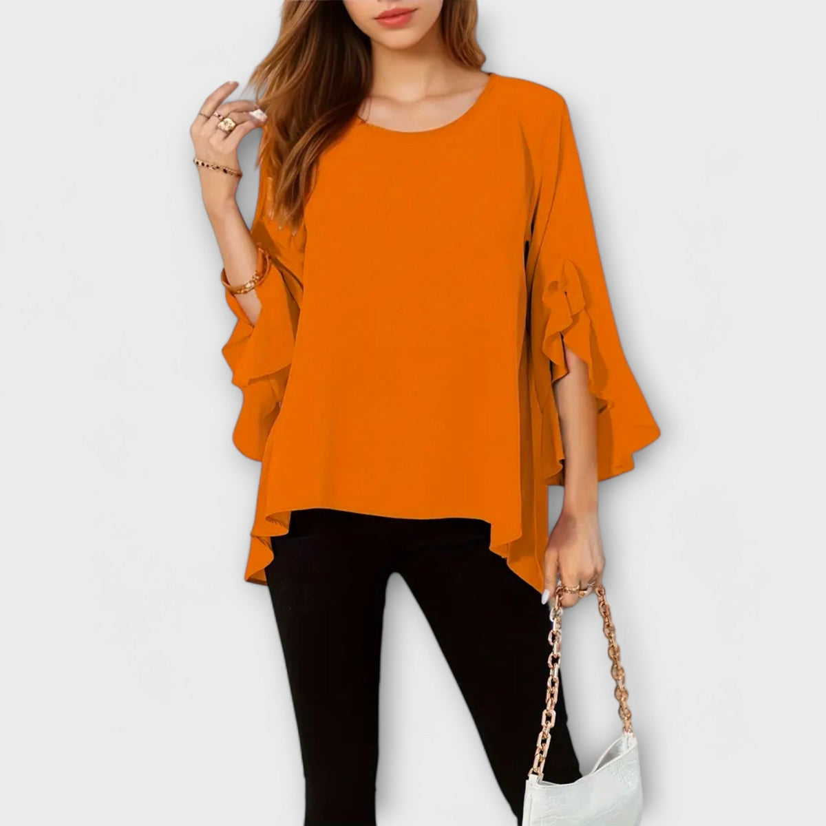 ALEXA | Blusa con escote redondo