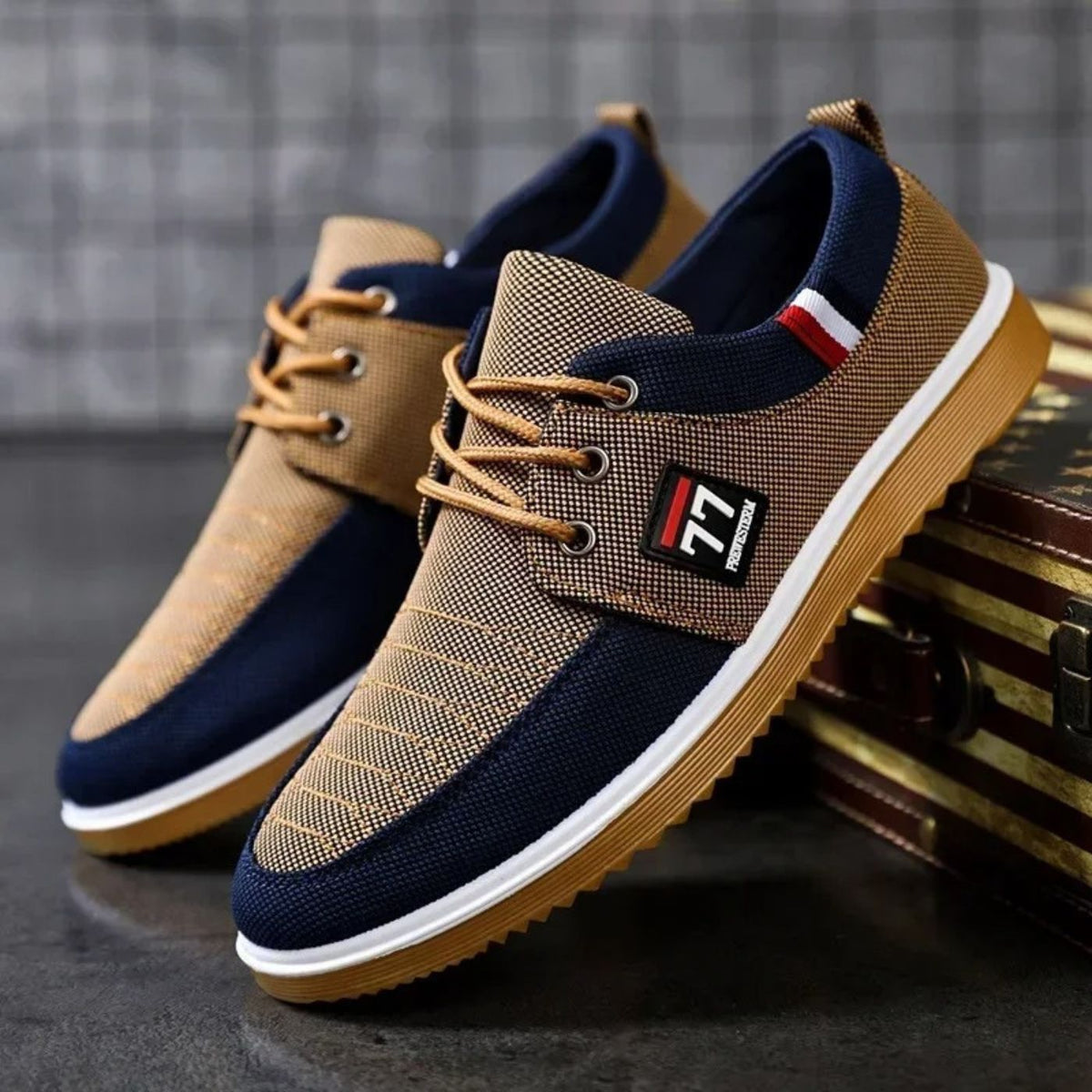 VICTORIA | Zapatos de lona bicolor