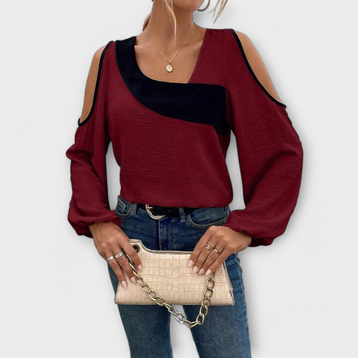 REGINA | Blusa con escote cuadrado