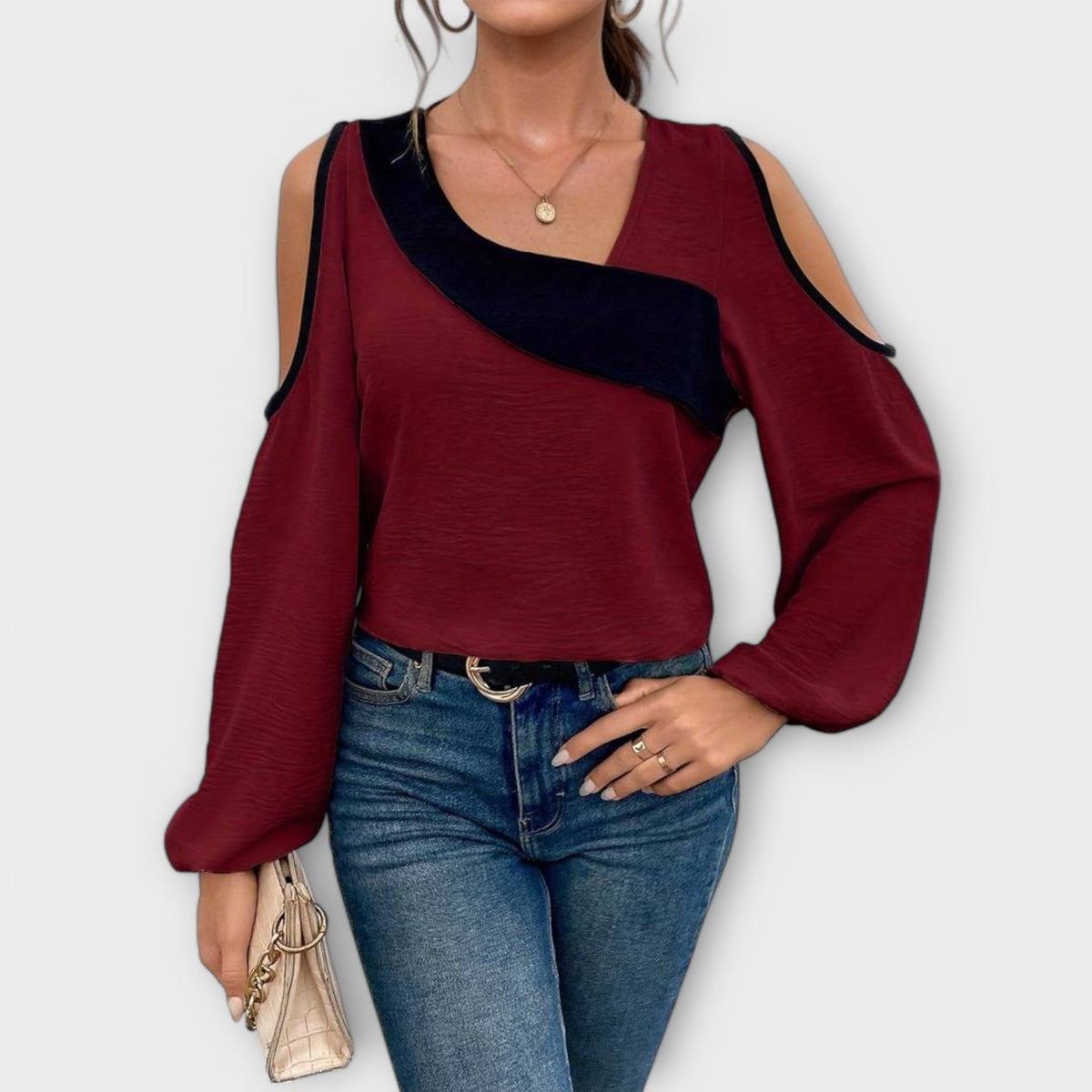 REGINA | Blusa con escote cuadrado